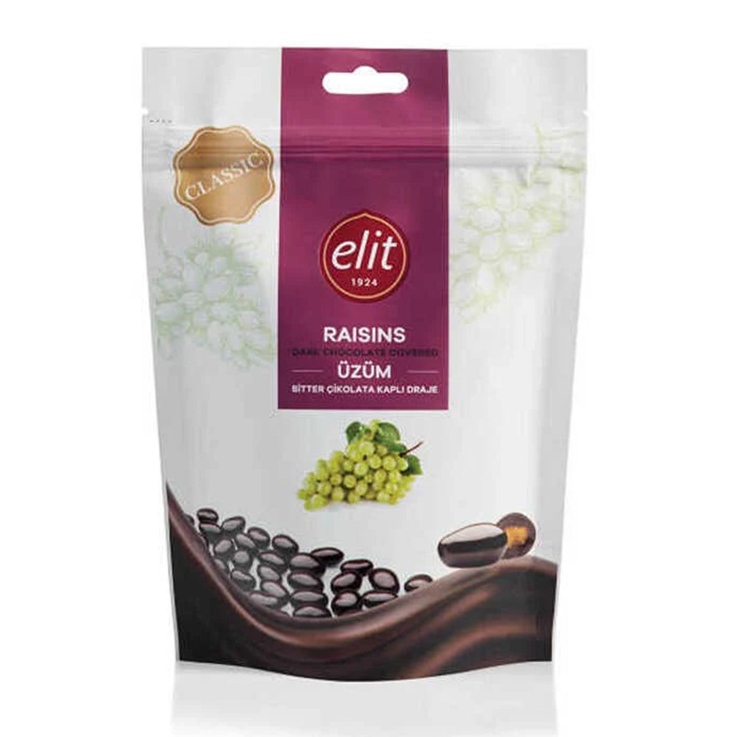 Elit Chocolate Raisin 125G